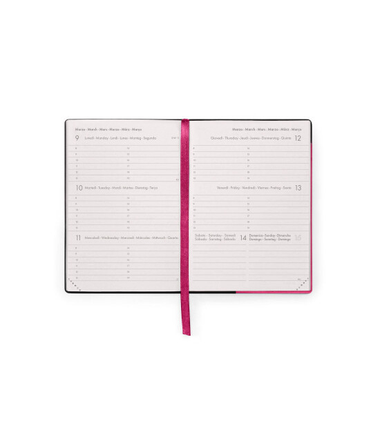 Legami K&uuml;&ccedil;&uuml;k Boy Haftalık Ajanda (2026) // Raspberry