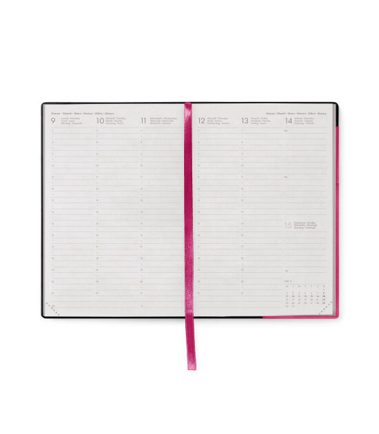 Legami Orta Boy Haftalık Ajanda (2026) // Raspberry