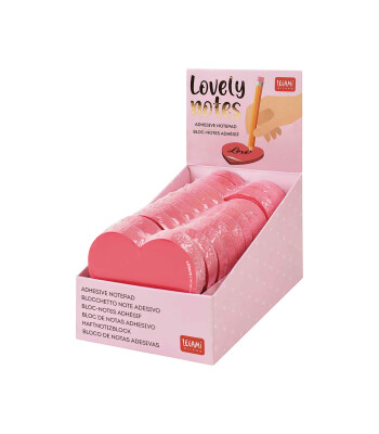 Legami Yapışkanlı Not Defteri (12 Adet) // Kalp