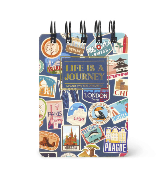 Legami &Ccedil;izgili Spiral Ciltli Defter - Mini // Gezi