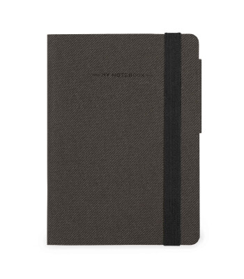 Legami Çizgisiz Defter - Küçük // Deep Graphite