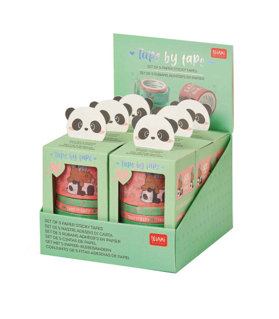 Legami Kağıt Yapışkan Bant (5 Adet) // Sevimli Hayvanlar