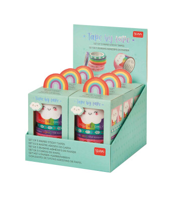 Legami Kağıt Yapışkan Bant (5 Adet) // Gökkuşağı