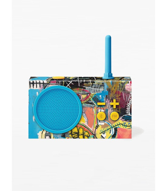 Lexon Tykho 3 Radyo ve Bluetooth Hoparlör x Jean-Michel Basquiat // Skull
