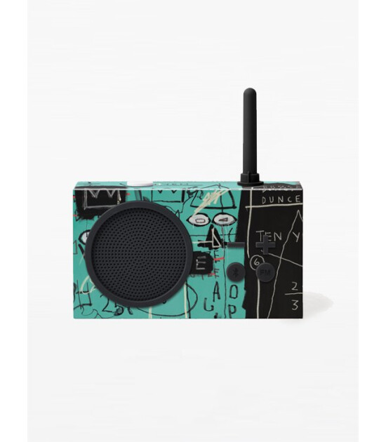 Lexon Tykho 3 Radyo ve Bluetooth Hoparlör x Jean-Michel Basquiat // Pi