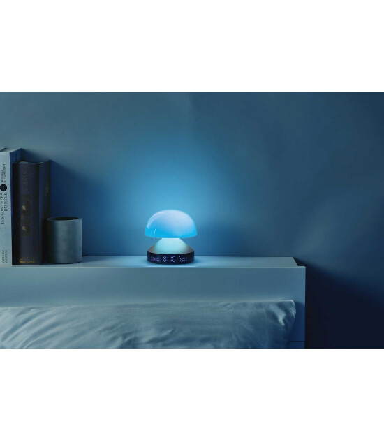 Lexon Mina Sunrise Alarm Saatli Gün Işığı Simulatörü & Aydınlatma // Metalik Gri