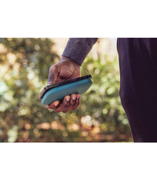 Lexon Softpower Wirelessbank Kablosuz Şarj Cihazı & Powerbank // Mavi