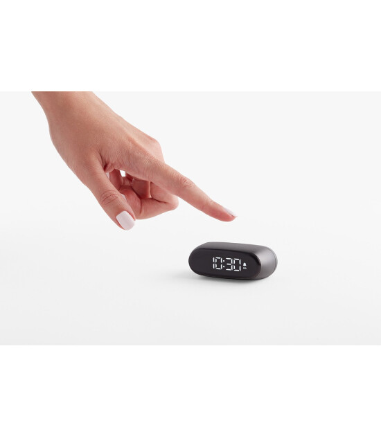 Lexon Minut Alarm Saat // Metalik Gri