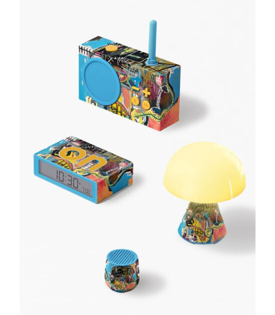 Lexon Flip Plus Alarm Saat x Jean Michel Basquiat // Skull