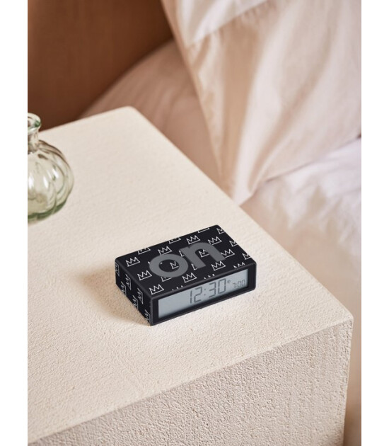 Lexon Flip Plus Alarm Saat x Jean Michel Basquiat // Crown
