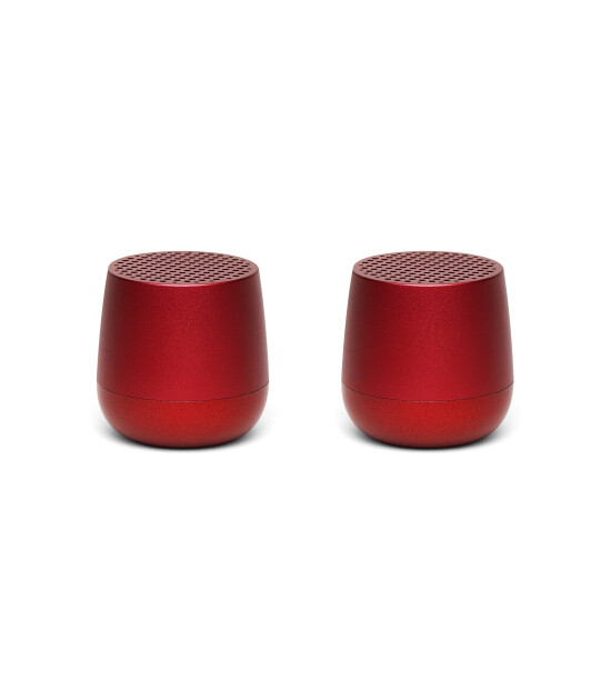 Lexon Twin Mino Bluetooth Hoparlör // Kırmızı