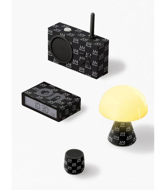 Lexon Flip Plus Alarm Saat x Jean Michel Basquiat // Crown