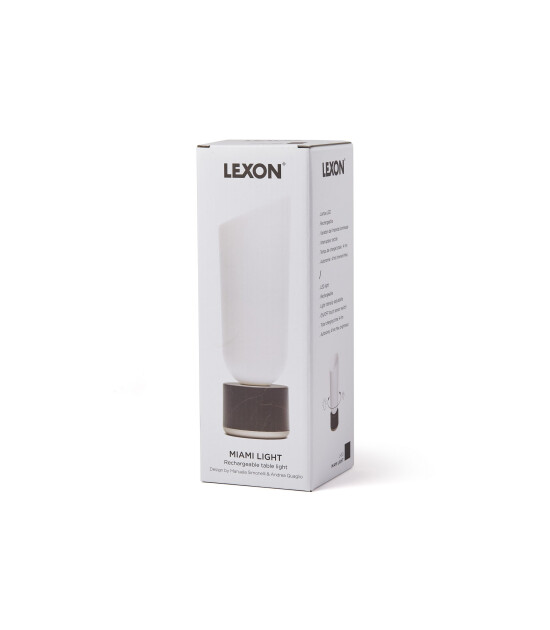 Lexon Miami Ayarlanabilir Led Lamba // Siyah Mermer