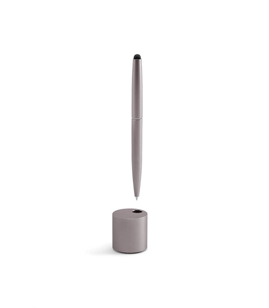 Lexon City Standlı Kalem & Stylus // Metalik Gri