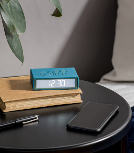 Lexon Flip Plus Alarm Saat // Petrol Mavi