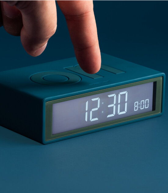 Lexon Flip Plus Alarm Saat // Petrol Mavi