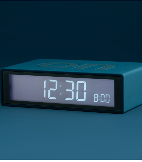 Lexon Flip Plus Alarm Saat // Petrol Mavi