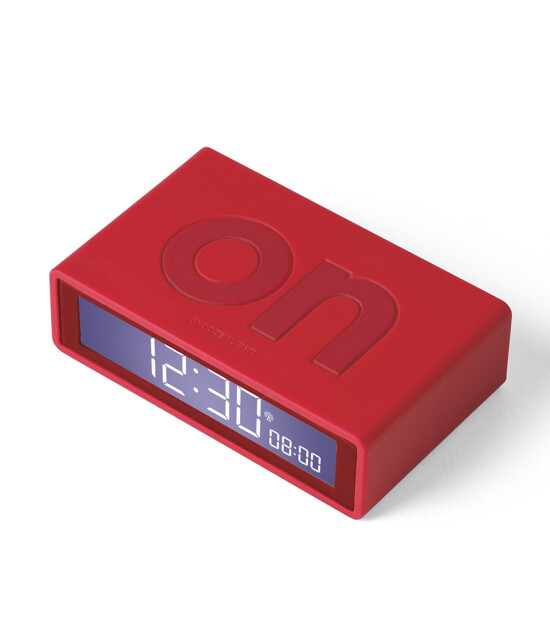 Lexon Flip Plus Alarm Saat // Kırmızı