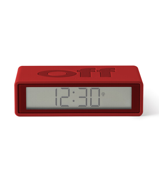 Lexon Flip Plus Alarm Saat // Kırmızı