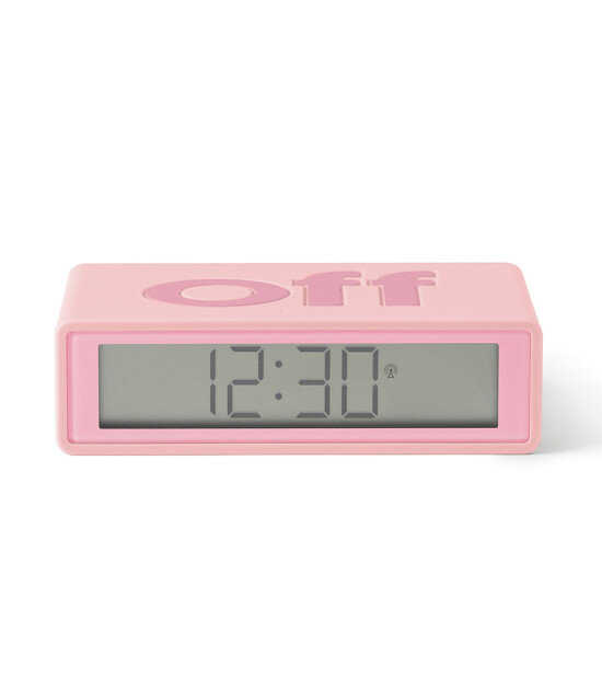 Lexon Flip Plus Alarm Saat // Pembe