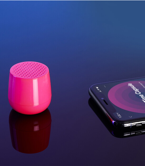 Lexon Mino Bluetooth Hoparlör // Fosforlu Pembe