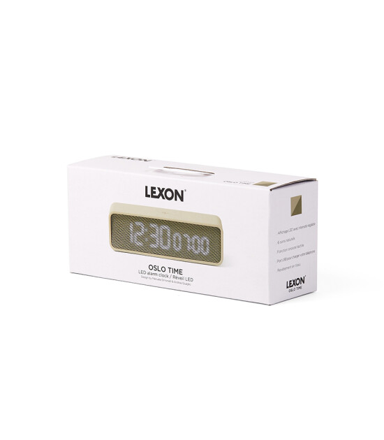 Lexon Oslo Alarm Saat // Gri