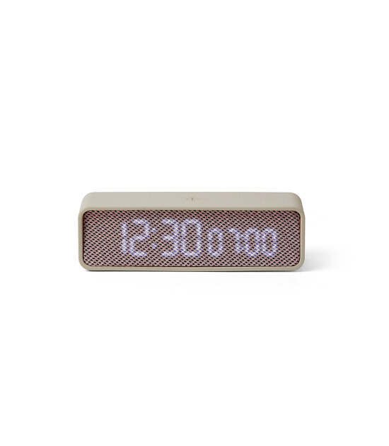 Lexon Oslo Alarm Saat // Gri-Pembe