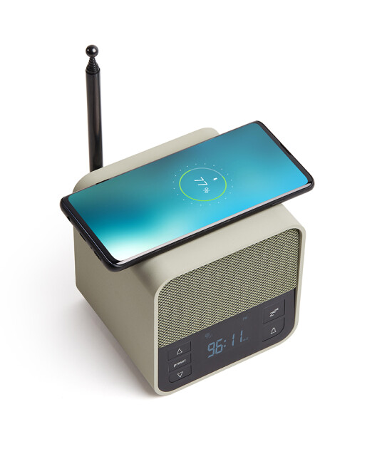 Lexon Oslo News Lite Bluetooth Hoparlör Radyo // Gri