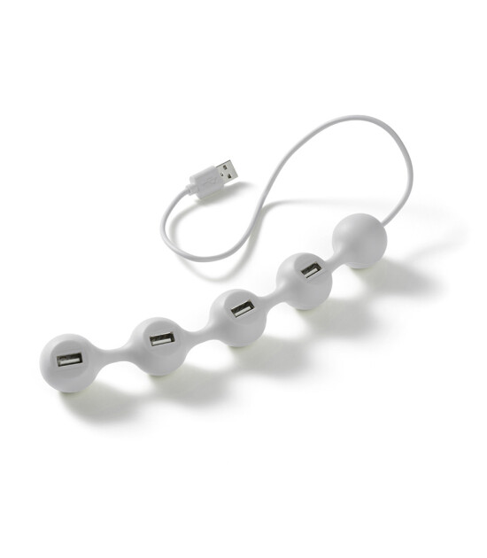Lexon Peashub USB Çoğaltıcı // Beyaz
