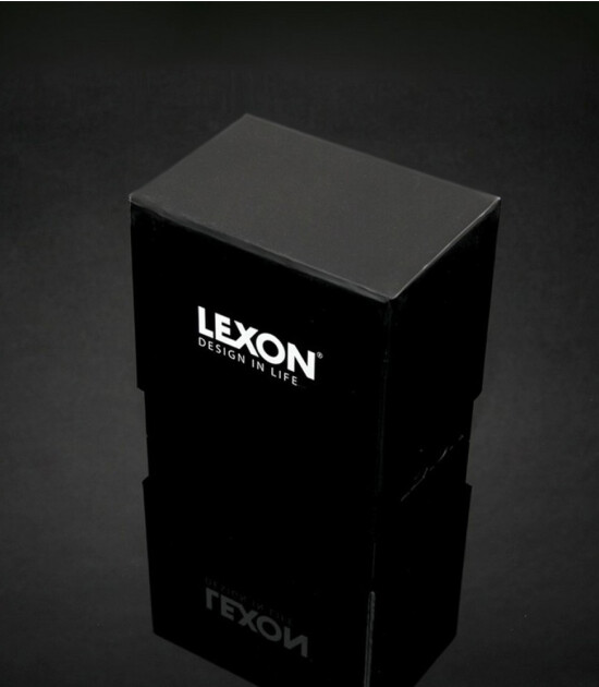 Lexon Script LCD Ekran Kol Saati // Kahverengi Metalik Gri