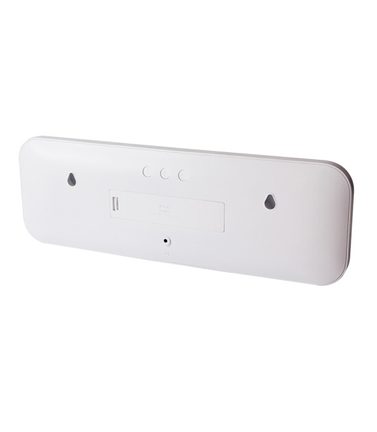 Lexon Script L LCD Clock // Beyaz