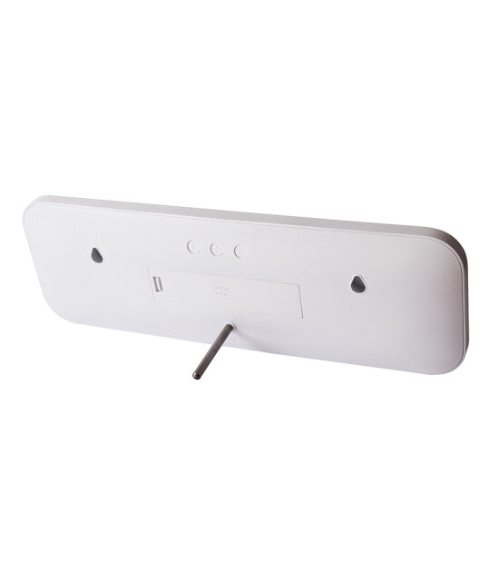 Lexon Script L LCD Clock // Beyaz