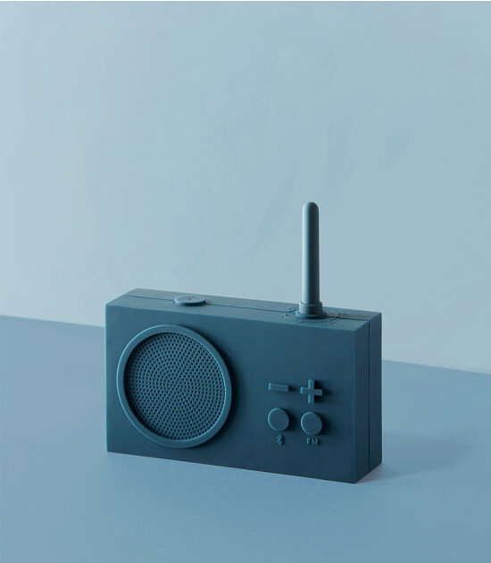 Lexon Tykho 3 Radyo ve Bluetooth Hoparlör // Petrol Mavi