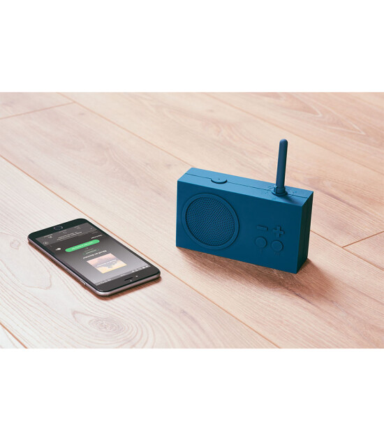 Lexon Tykho 3 Radyo ve Bluetooth Hoparlör // Petrol Mavi