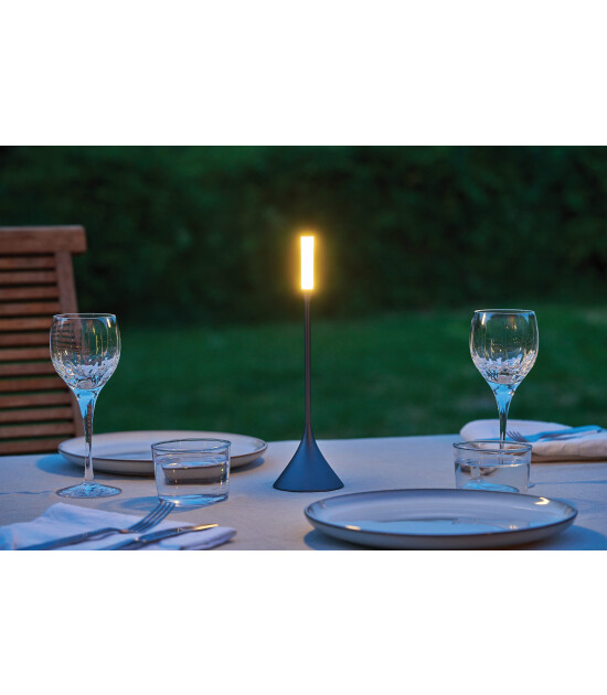 Lexon Steli Candle Aydınlatma Metalik Gri