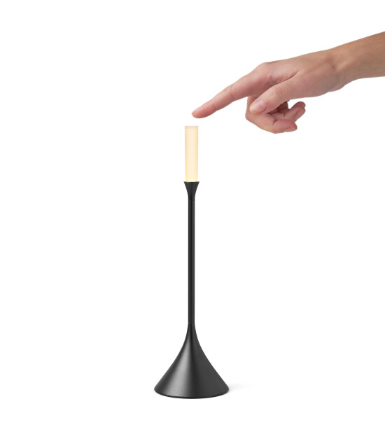 Lexon Steli Candle Aydınlatma Metalik Gri
