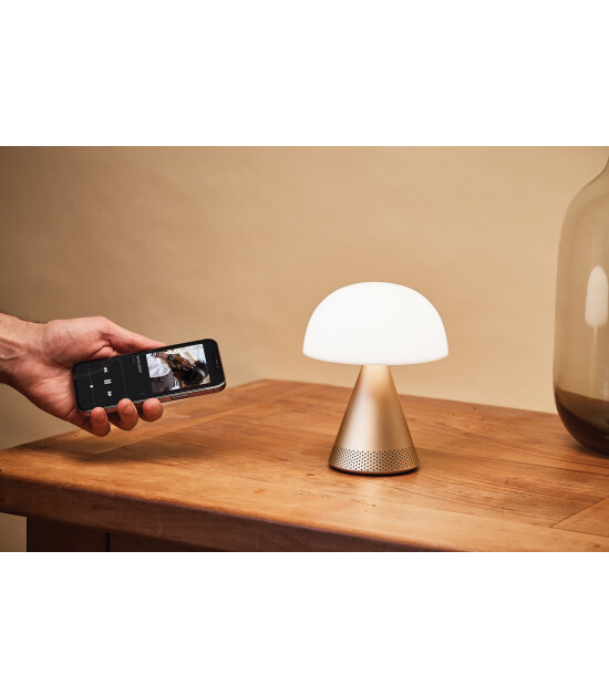Lexon Mina L Led Lamba ve  Bluetooth Hoparlör // Alüminyum