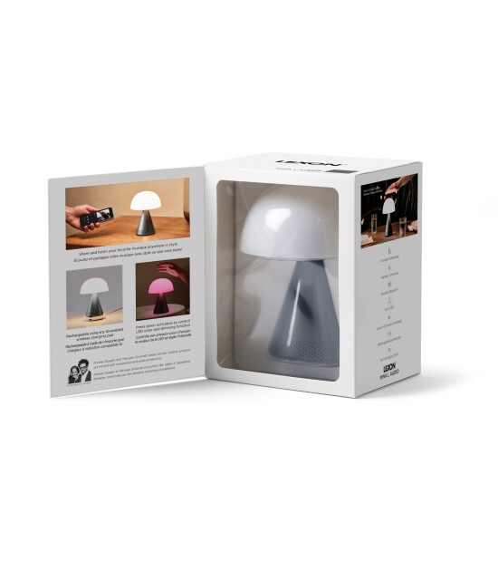 Lexon Mina L Led Lamba ve  Bluetooth Hoparlör // Alüminyum