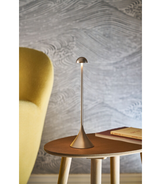 Lexon Steli Dome Led Masa Lambası Dore
