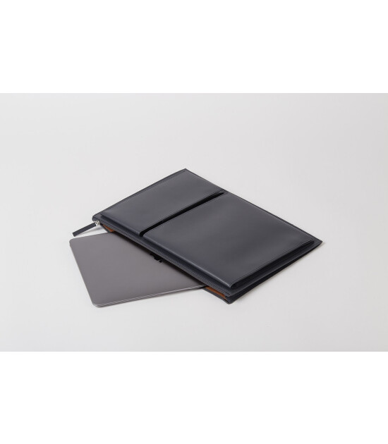 Lexon Flat Laptop Kılıfı (14 inch) // Koyu Mavi