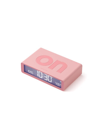 Lexon Flip Klasik Şarj Edilebilir Alarm Saat // Pembe