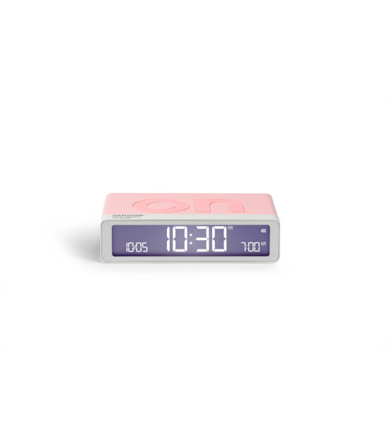 Lexon x Pantone Flip Klasik Alarm Saat // Pembe