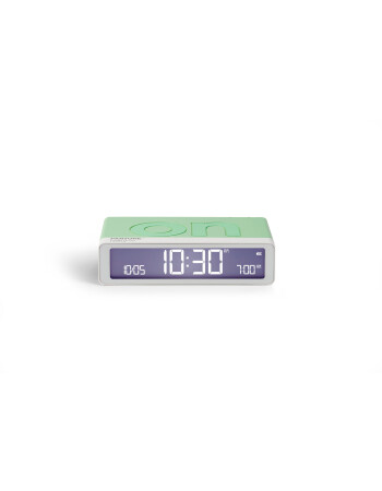 Lexon x Pantone Flip Klasik Şarj Edilebilir Alarm Saat // Mint