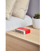 Lexon x Pantone Flip Klasik Şarj Edilebilir Alarm Saat Kırmızı