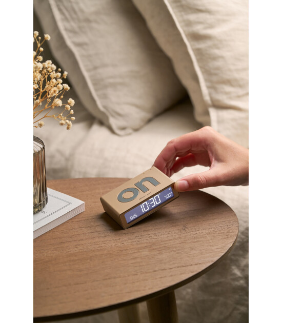 Lexon Flip Mini Şarj Edilebilir Alarm Saat // Dore