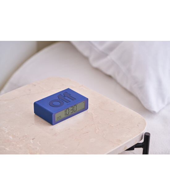 Lexon Flip Mini Şarj Edilebilir Alarm Saat // Lacivert
