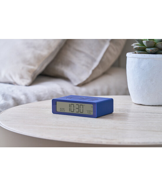 Lexon Flip Mini Şarj Edilebilir Alarm Saat // Lacivert