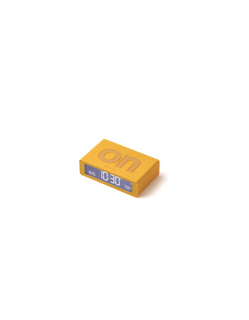 Lexon Flip Mini Şarj Edilebilir Alarm Saat // Sarı