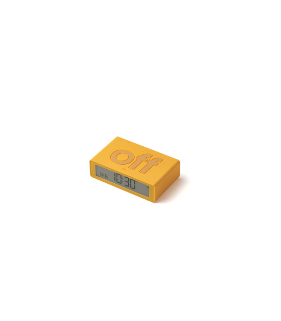 Lexon Flip Mini Şarj Edilebilir Alarm Saat // Sarı