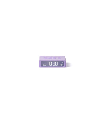 Lexon Flip Mini Şarj Edilebilir Alarm Saat Lila